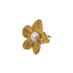 Inel reglabil cu floare Thalia