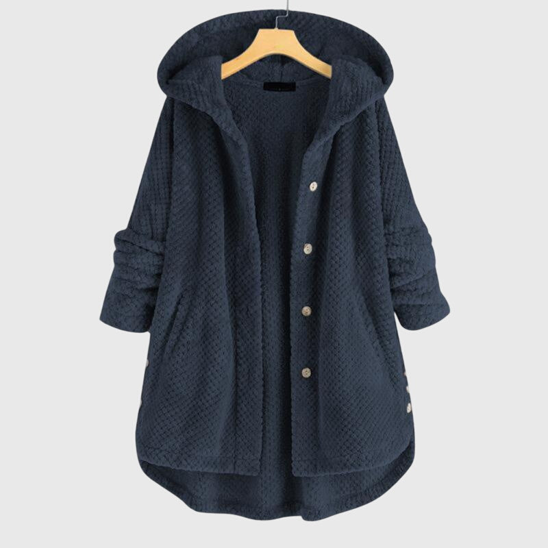 Franca™ - Jachetă din fleece cu glugă