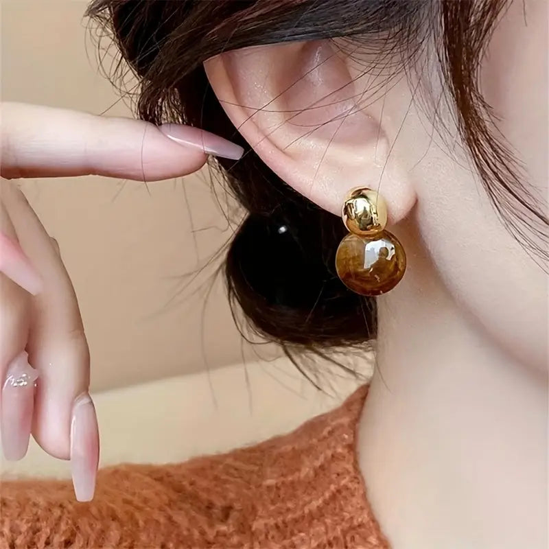 Cercei Aurélie Amber Drop | Aur