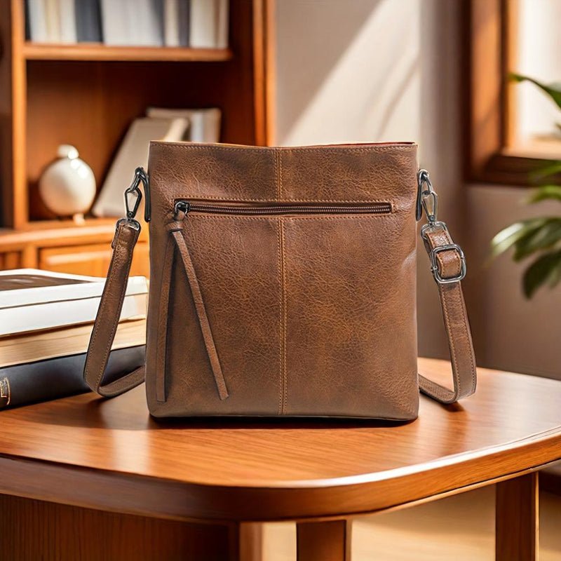 Addison™ Eleganță Simplă | Geantă Retro Pătrată Crossbody