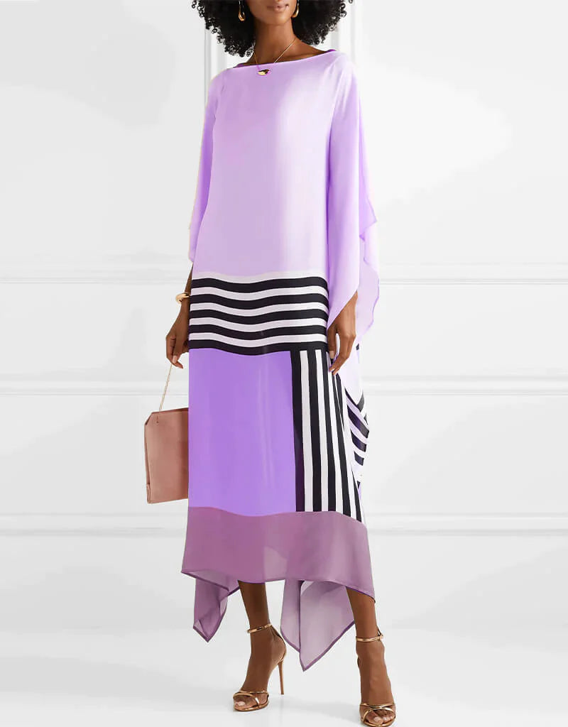 Rilinda | Kaftan elegant cu imprimeu geometric
