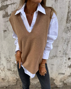 Rianna | Vestă tricotată