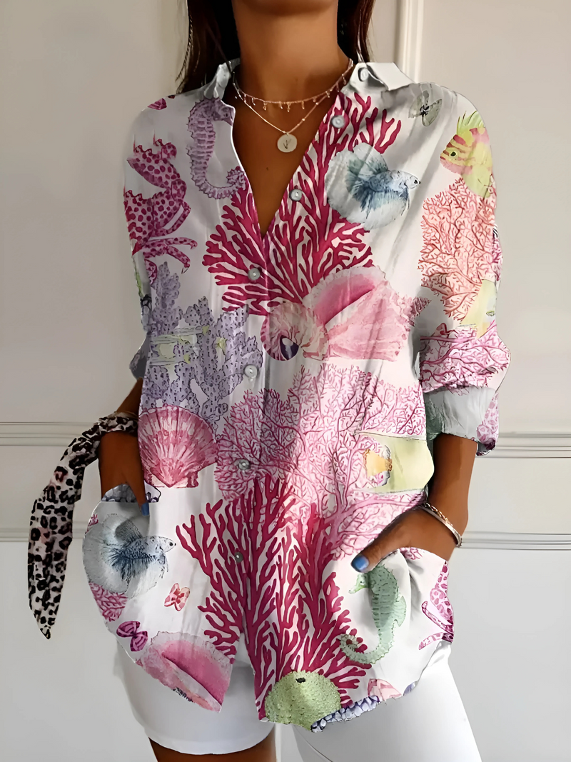 Viviana | Bluza Floral Wave