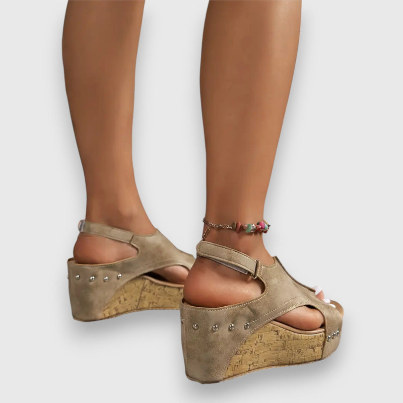 Sandale elegante cu platformă