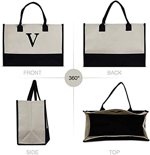 Harper™ - Geantă Tote Personalizată cu Litere