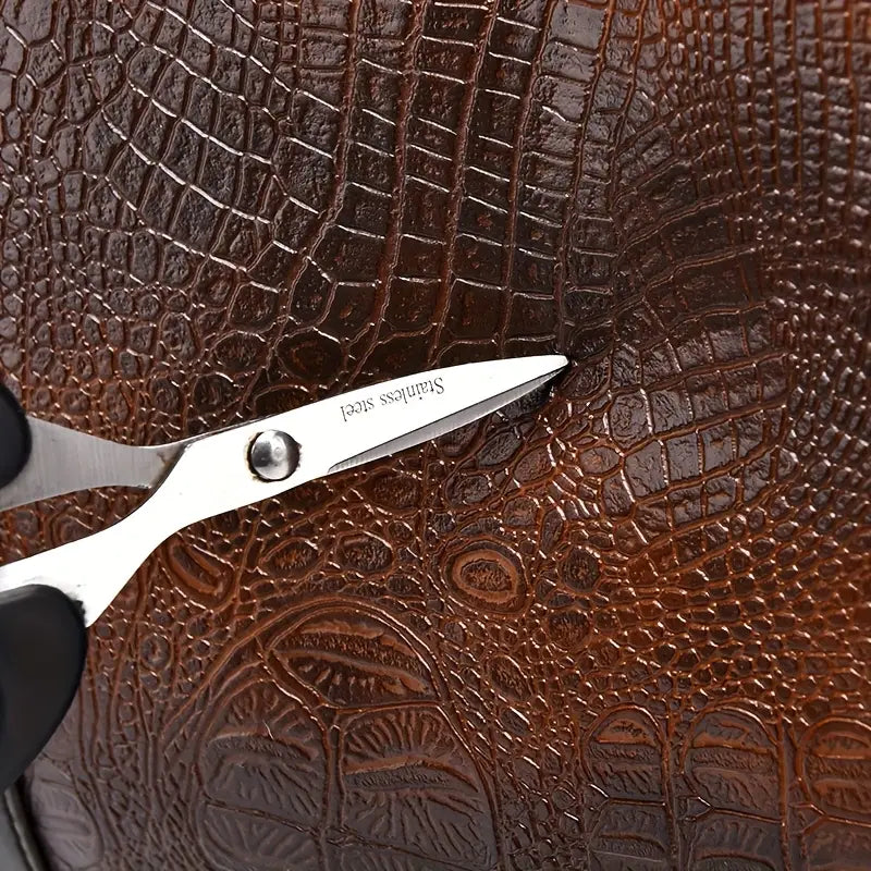 Lucas™ - Geantă de voiaj vintage cu model de crocodil