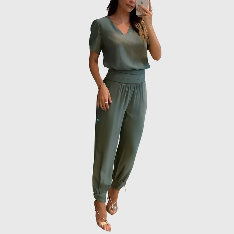 Jennifer™ | Set elegant de bluză și pantaloni