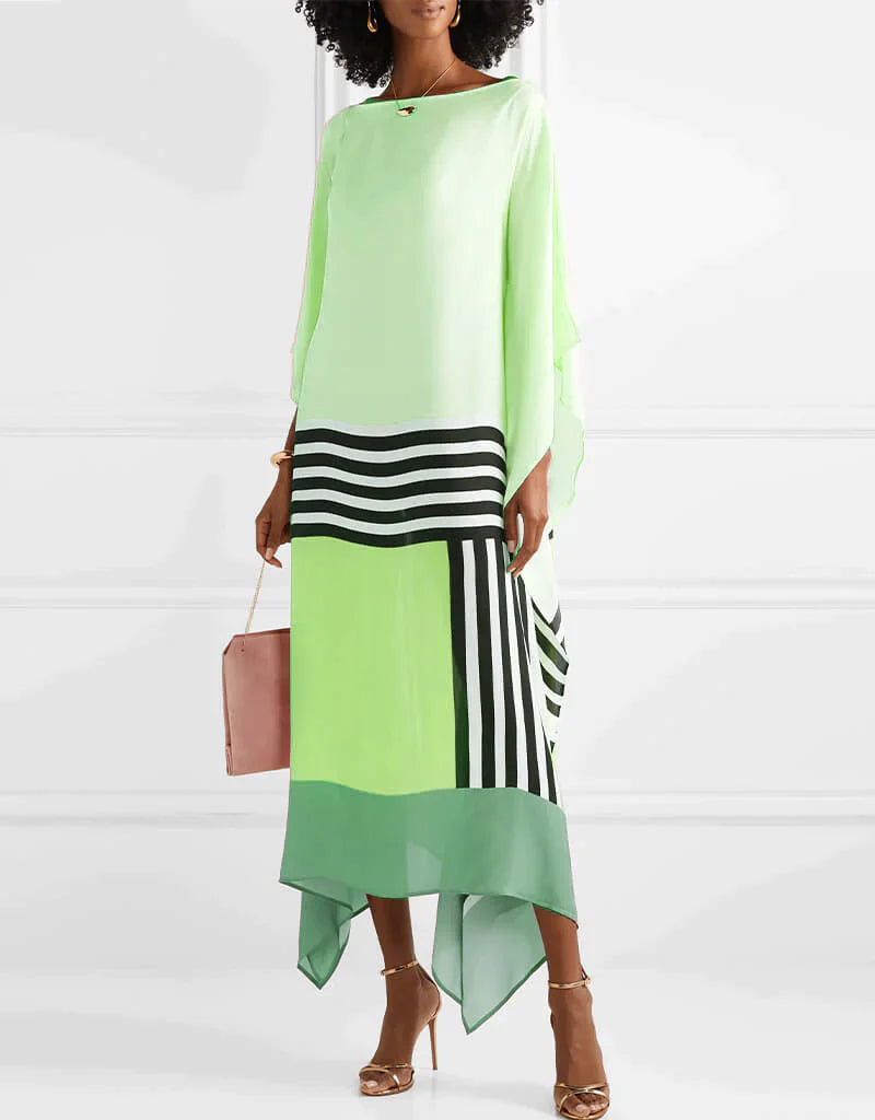 Rilinda | Kaftan elegant cu imprimeu geometric