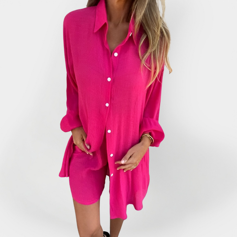 Set zilnic de bluză și pantaloni scurți