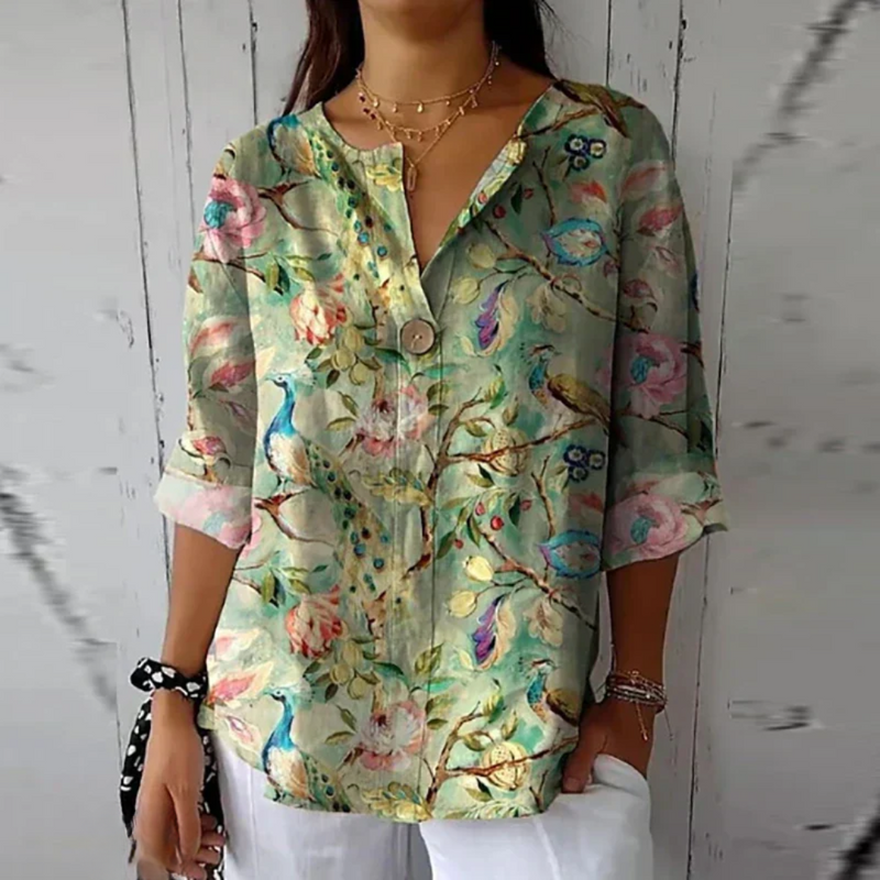 Mavis | Bluza casual cu imprimeu floral