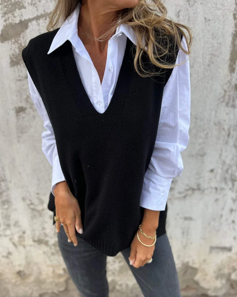Rianna | Vestă tricotată
