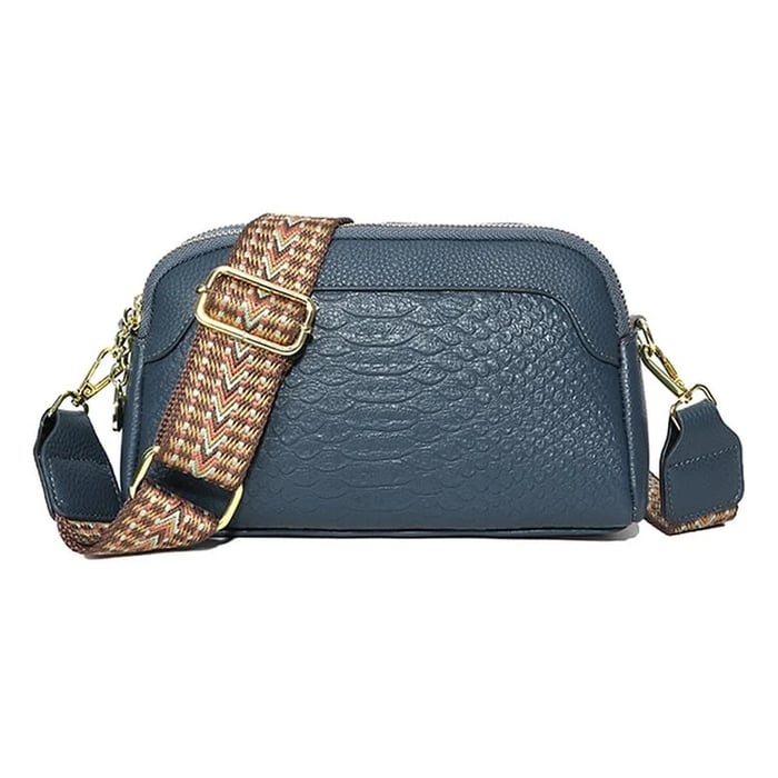 Olivia™ Farmec Elegant | Geantă Mini Crossbody cu Model Croc