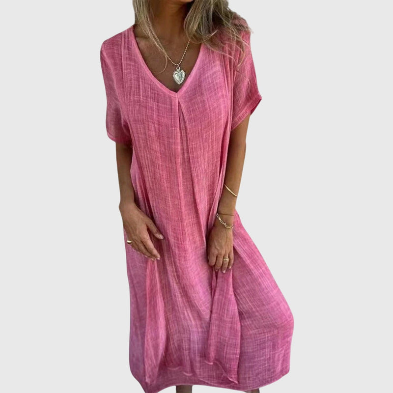 Fiona™ – Rochie elegantă ușoară cu decolteu în V