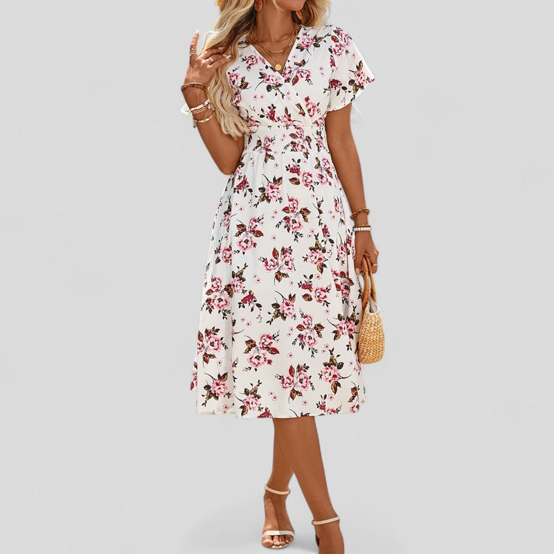 Gretalise | Rochie midi confortabilă de vară