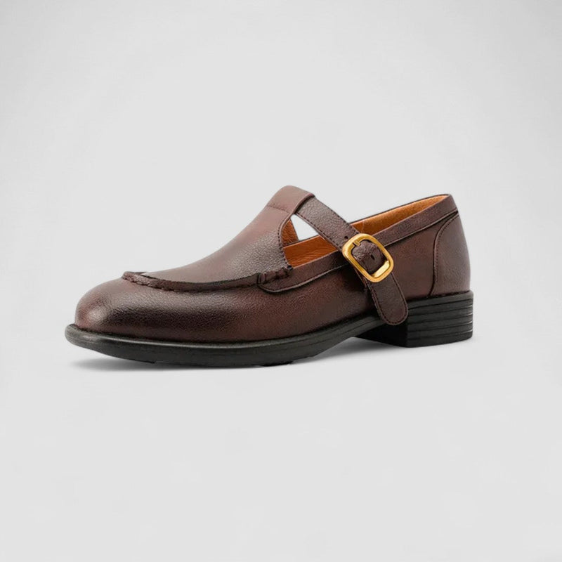 Avery™ – Pantofi ortopedici Mary Jane cu vârf pătrat