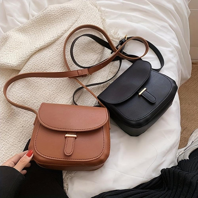 Aria™ Retro Grace | Geantă crossbody elegantă tip șa
