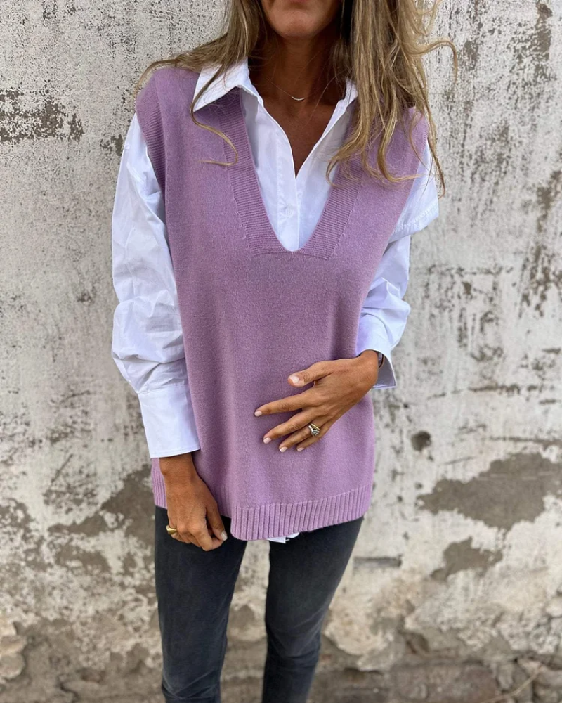 Rianna | Vestă tricotată