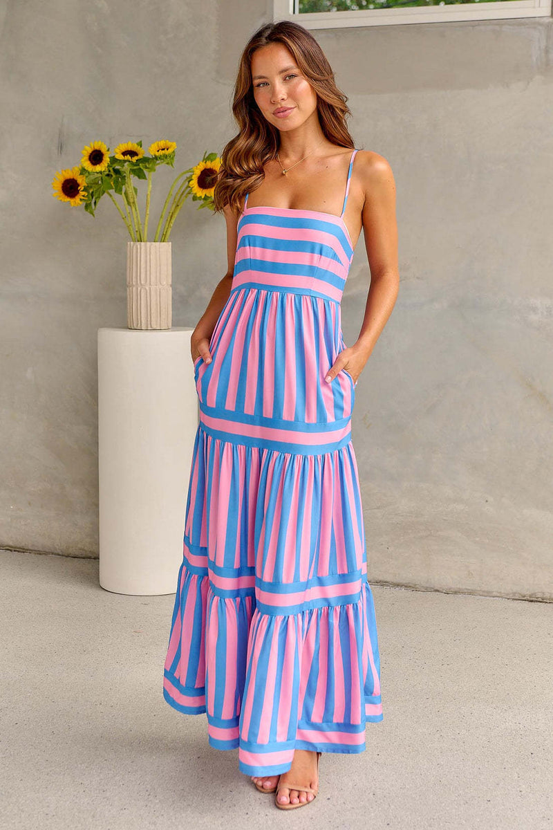 Rochie Maxi Coastal Vibes – Confort și Culoare într-unul singur