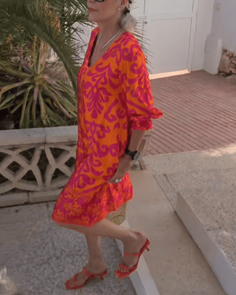 Luna - Rochie Florală Elegantă