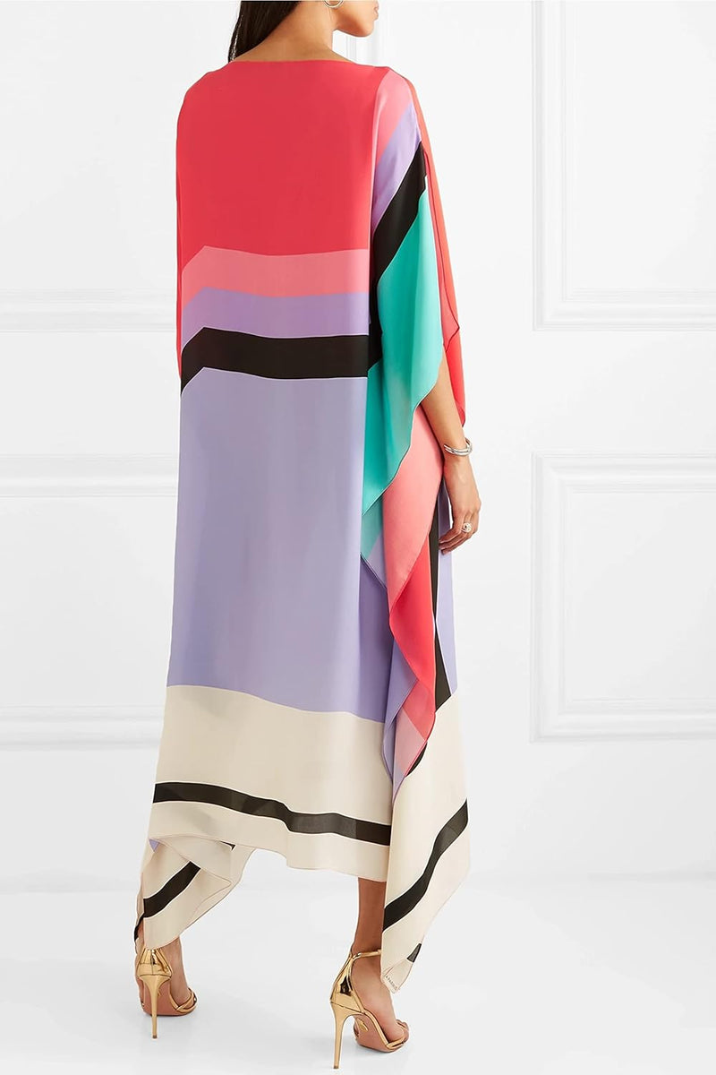 Rilinda | Kaftan elegant cu imprimeu geometric
