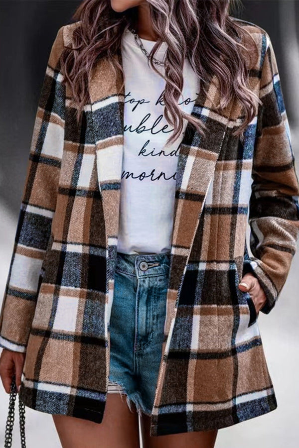 Avery™ - Sacou Vintage în Carouri