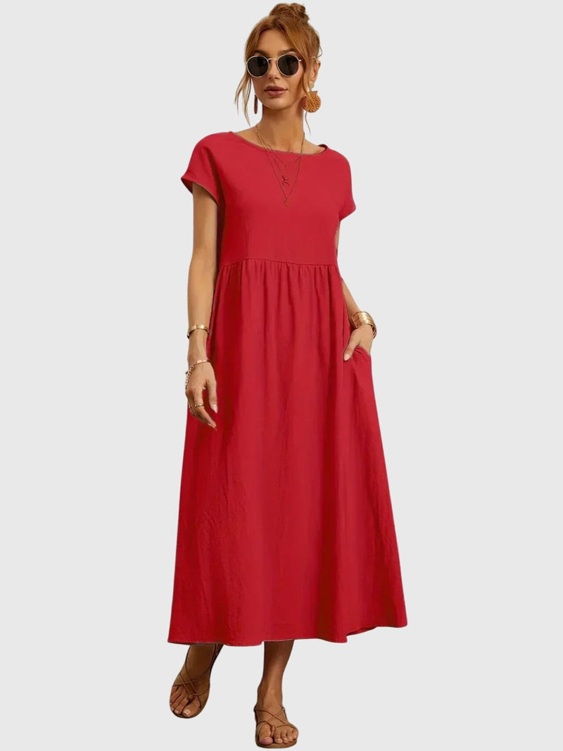 Giselle™ - Rochie casual cu buzunar
