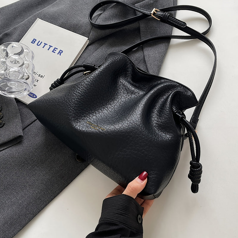 Lily™ - Geantă Vintage Tip Găleată