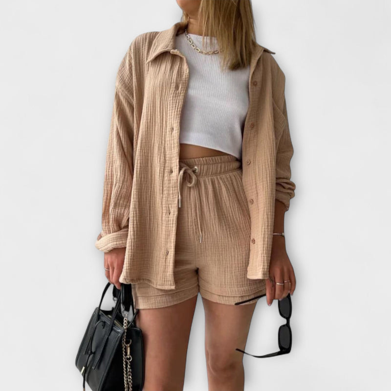 Roselina | Top și pantaloni eleganți