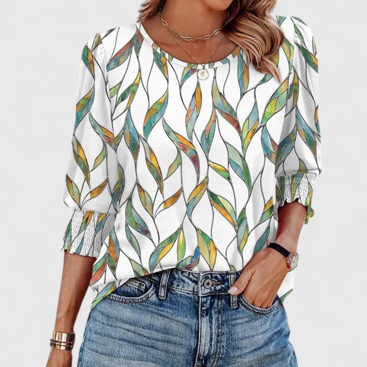 Solara | Bluza Elegantă cu Pliseuri