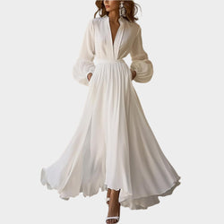 Rochie Maxi Alb Clasic