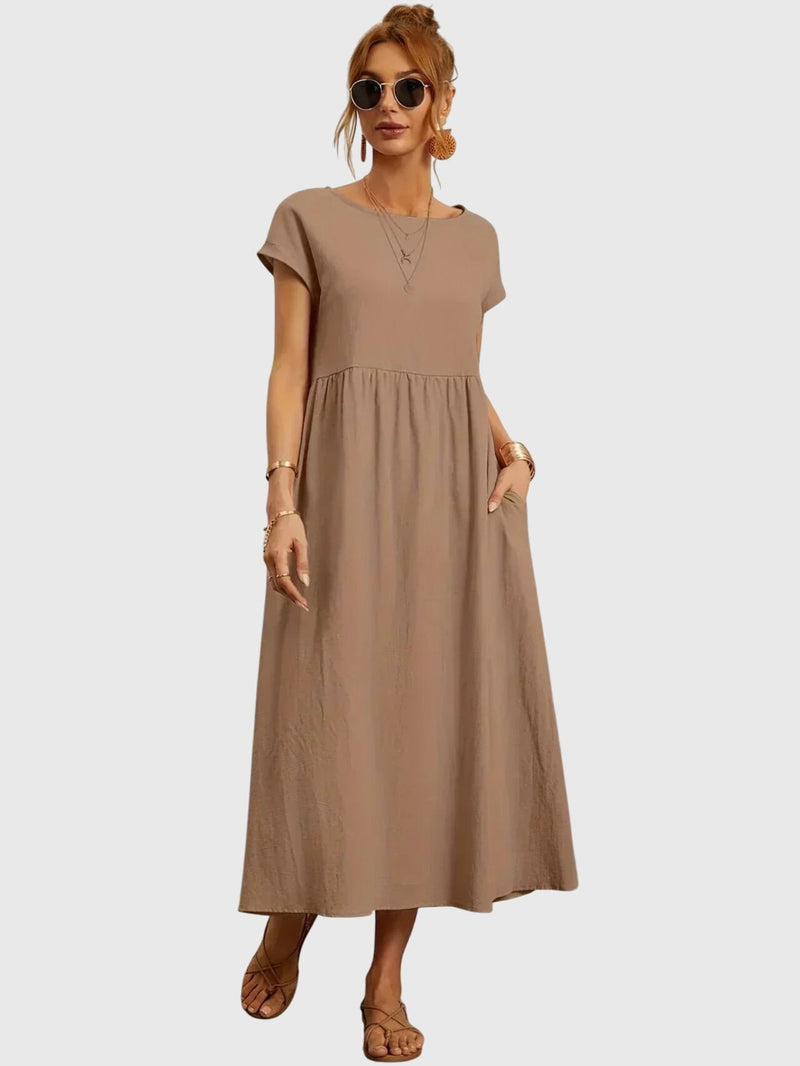 Giselle™ - Rochie casual cu buzunar