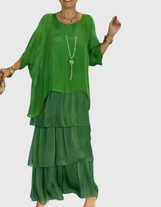 Susan™ | Rochie elegantă lungă și fluidă