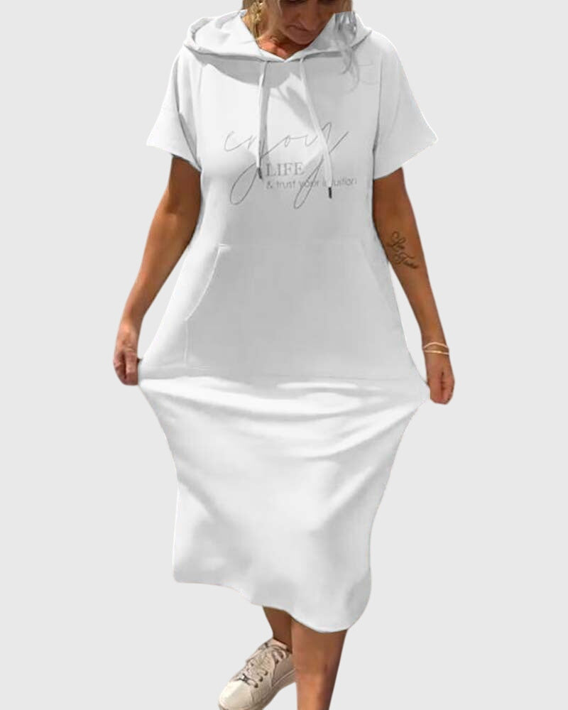 Marlowe™ | Rochie casual tip hanorac