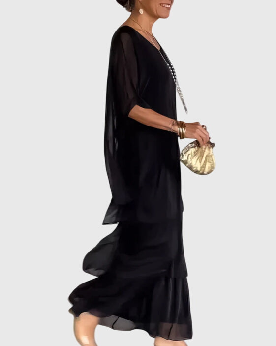 Susan™ | Rochie elegantă lungă și fluidă