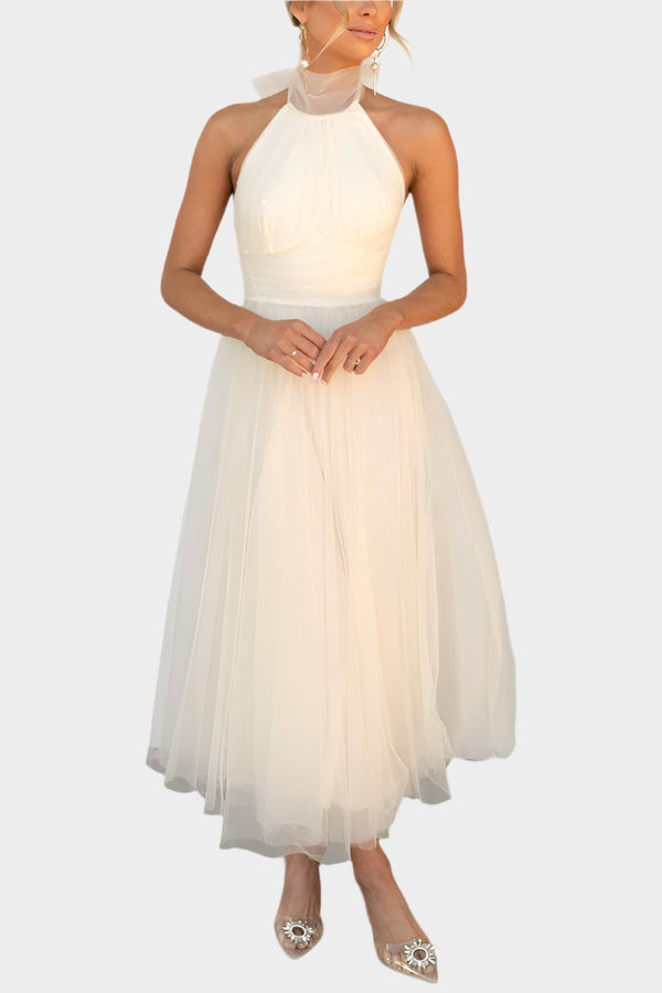 Rochie midi cu dantelă florală