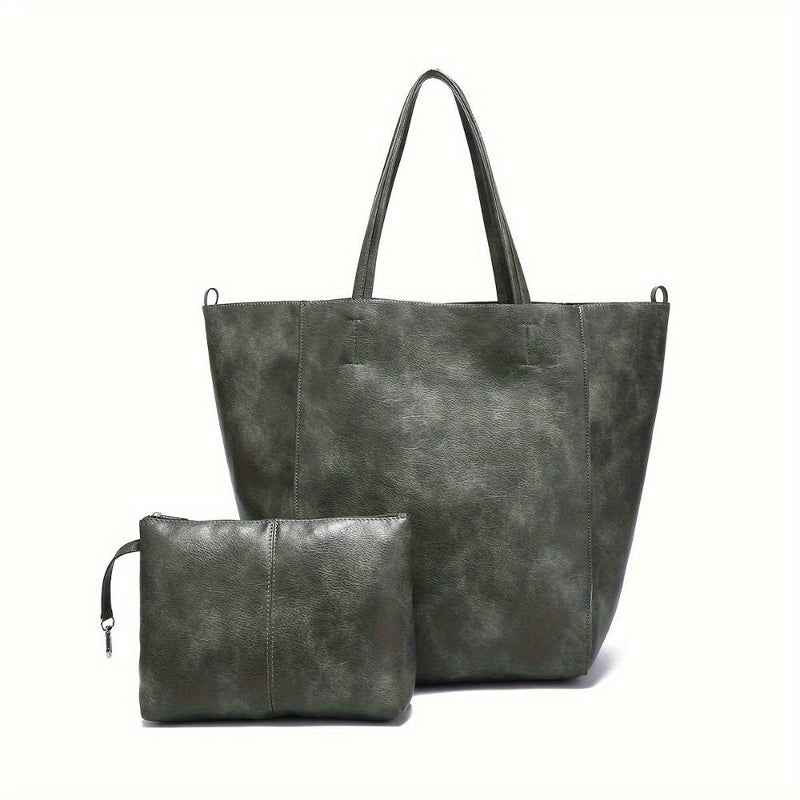 Olivia™ Retro Moalețe | Geantă Tote cu Capacitate Mare