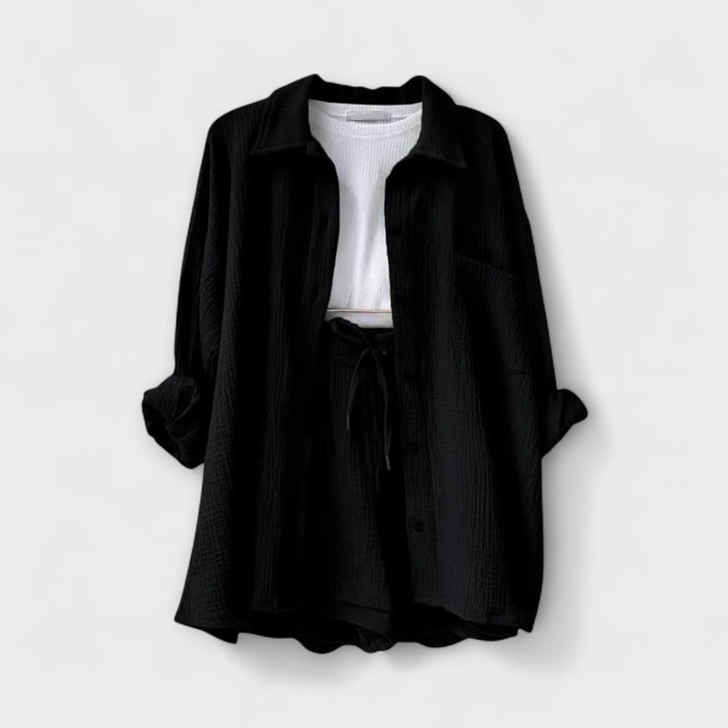 Roselina | Top și pantaloni eleganți