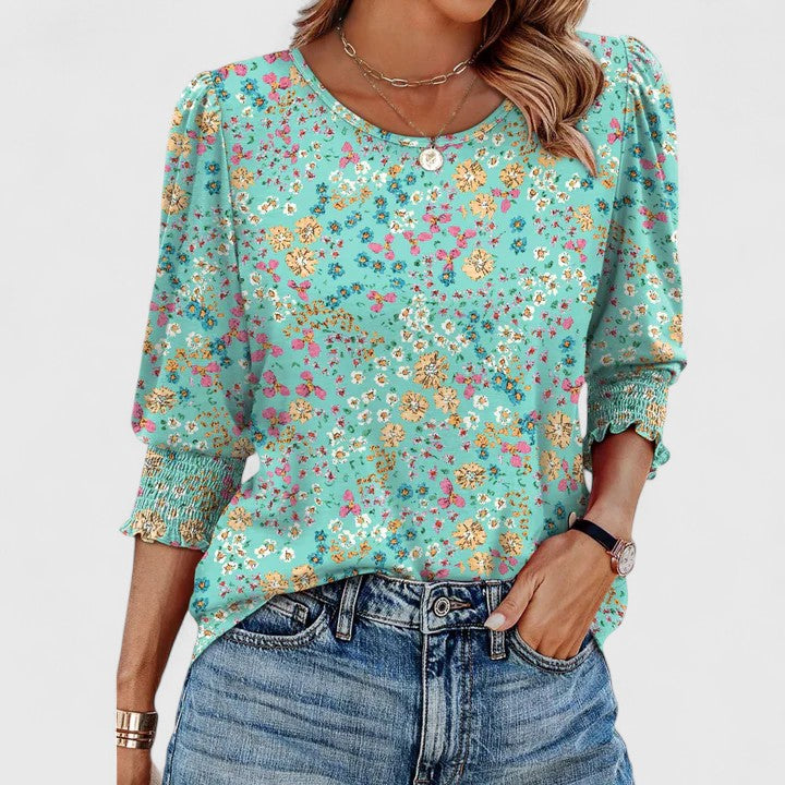 Solara | Bluza Elegantă cu Pliseuri