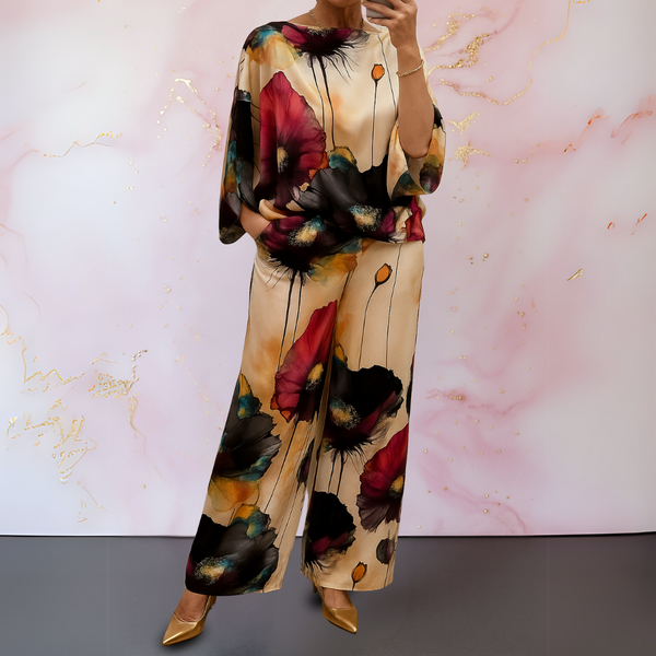 Moniek™ | Set Satin Doi Piese pentru Femei