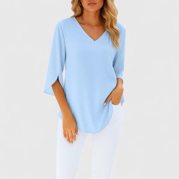 Violetta™ | Bluza sofisticată cu decolteu în V