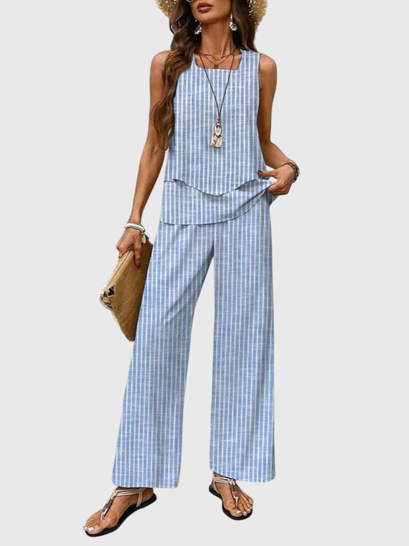 Brenda™ | Set elegant de vară în 2 piese