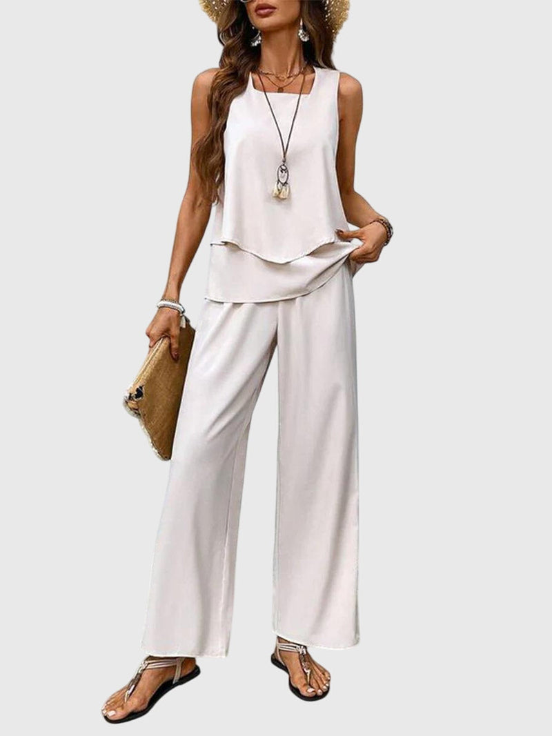 Brenda™ | Set elegant de vară în 2 piese