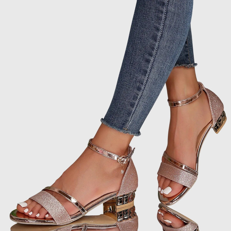 Alison™ | Sandale ortopedice cu toc