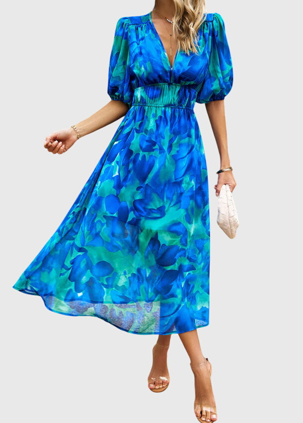 Merlin™ | Rochie midi florală avantajoasă