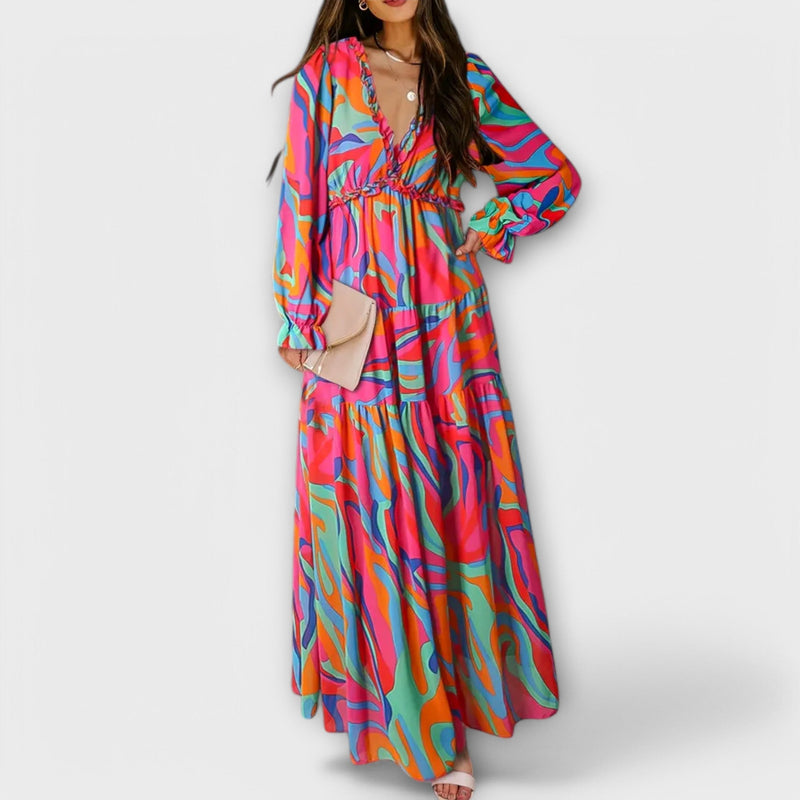 Ynah | Rochie Maxi Elegantă