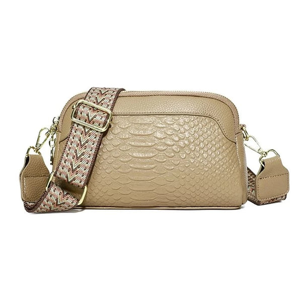 Olivia™ Farmec Elegant | Geantă Mini Crossbody cu Model Croc