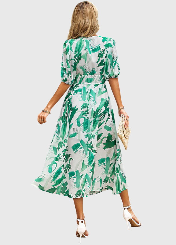 Merlin™ | Rochie midi florală avantajoasă