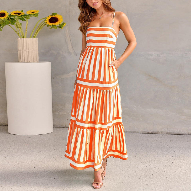 Rochie Maxi Coastal Vibes – Confort și Culoare într-unul singur