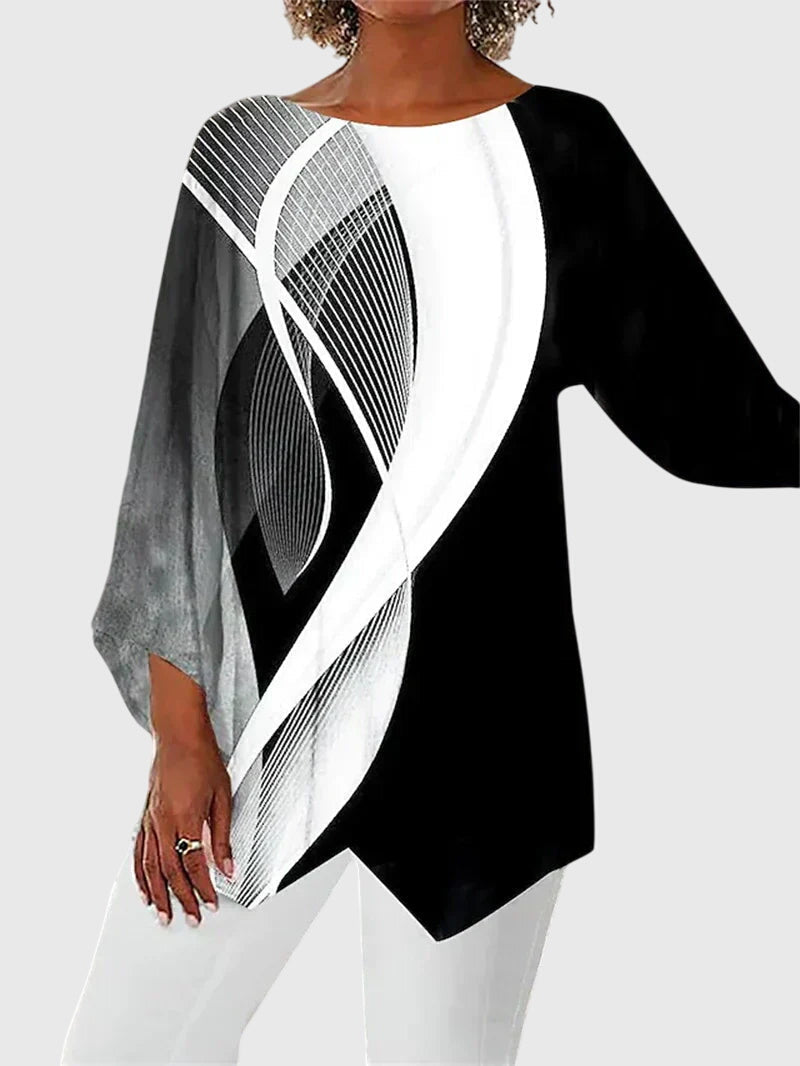 Alayah™ | Top elegant cu guler rotund