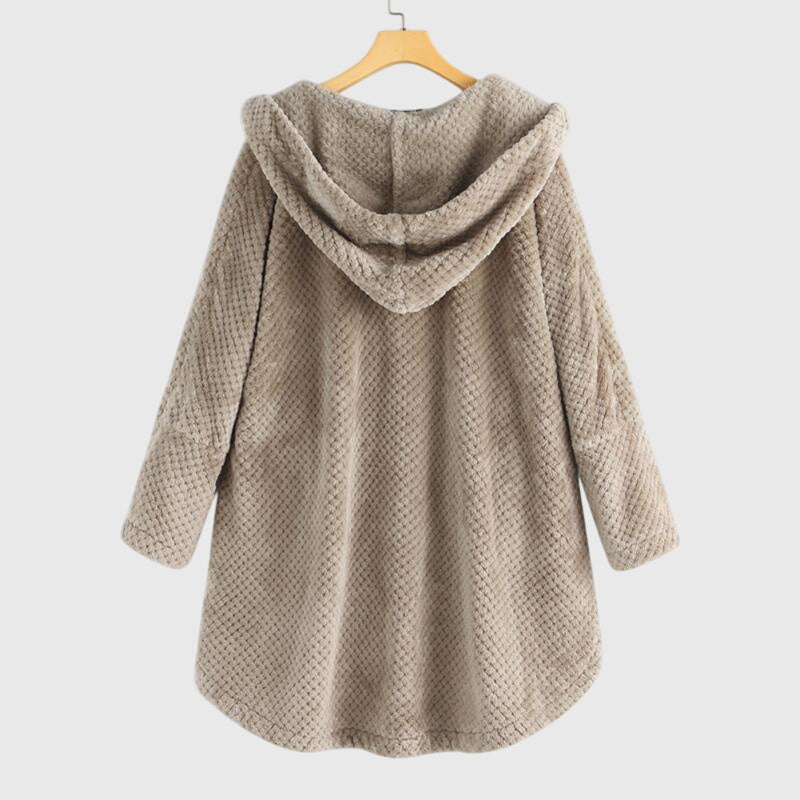Franca™ - Jachetă din fleece cu glugă